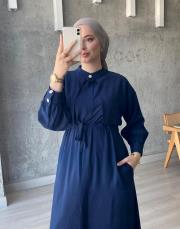 lacivert mia elbise 2