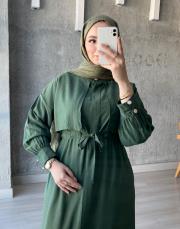 çimen yeşili mia elbise 2