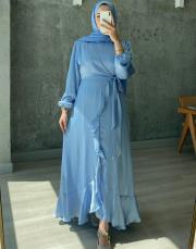 gök mavisi efsa elbise