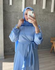 gök mavisi efsa elbise 2